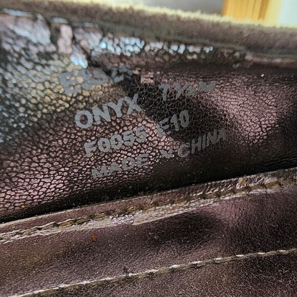 Calvin Klein Onyx Platinum Suede Platform Heels Size 7.5 - Picture 14 of 16